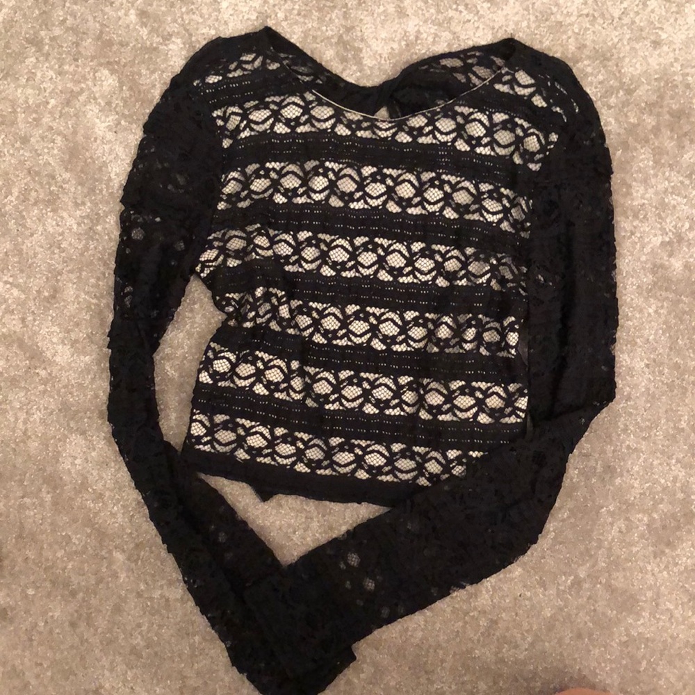 Alice + Olivia Cropped Blouse